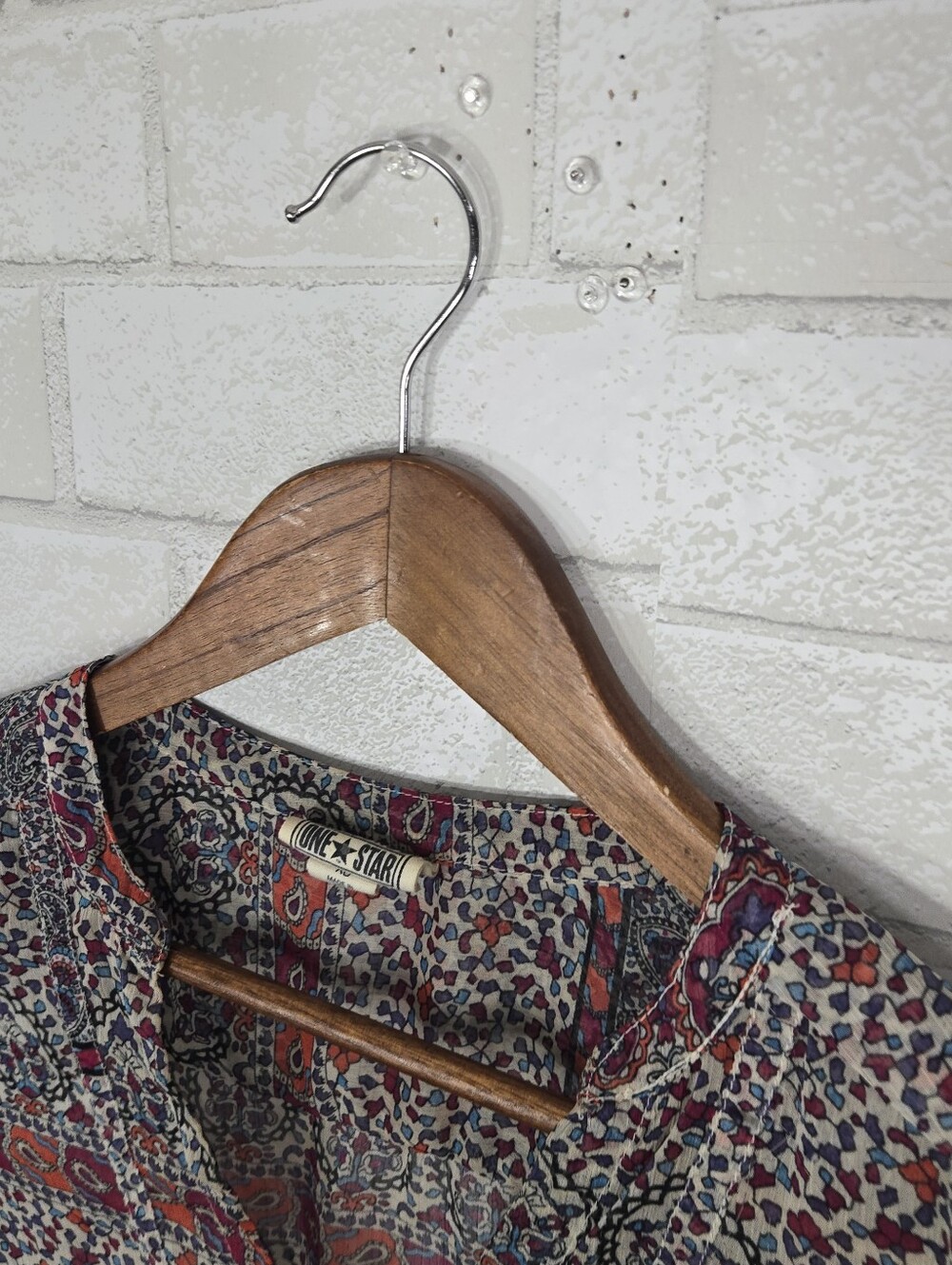 Converse full button down blouse - Picture 9 of 14